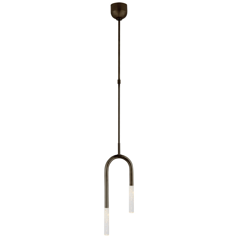 Visual Comfort Signature KW 5590BZ-SG LED Pendant, Bronze