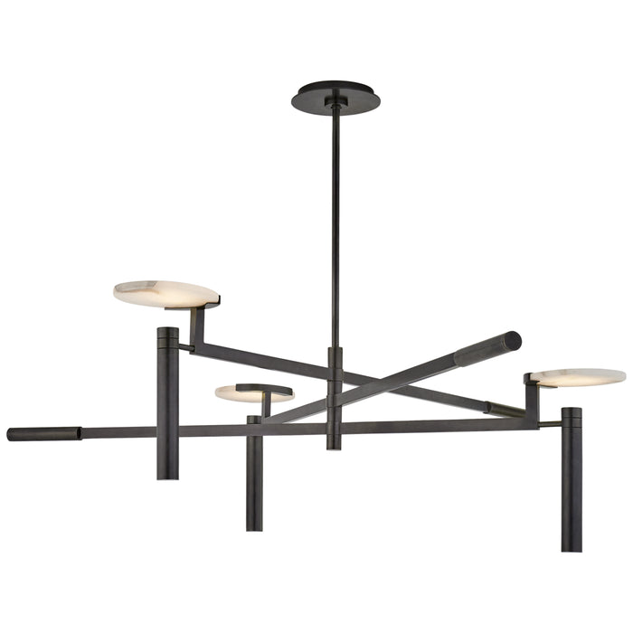 Visual Comfort Signature KW 5602BZ-ALB LED Chandelier, Bronze