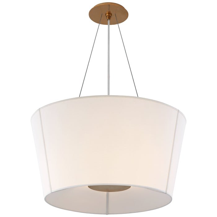 Visual Comfort Signature BBL 5115SB-L Two Light Lantern, Soft Brass
