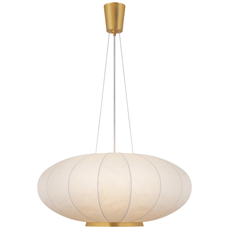 Visual Comfort Signature BBL 5123SB-RP One Light Pendant, Soft Brass