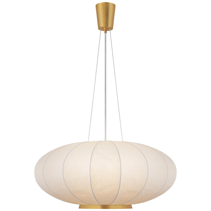 Visual Comfort Signature BBL 5123SB-RP One Light Pendant, Soft Brass