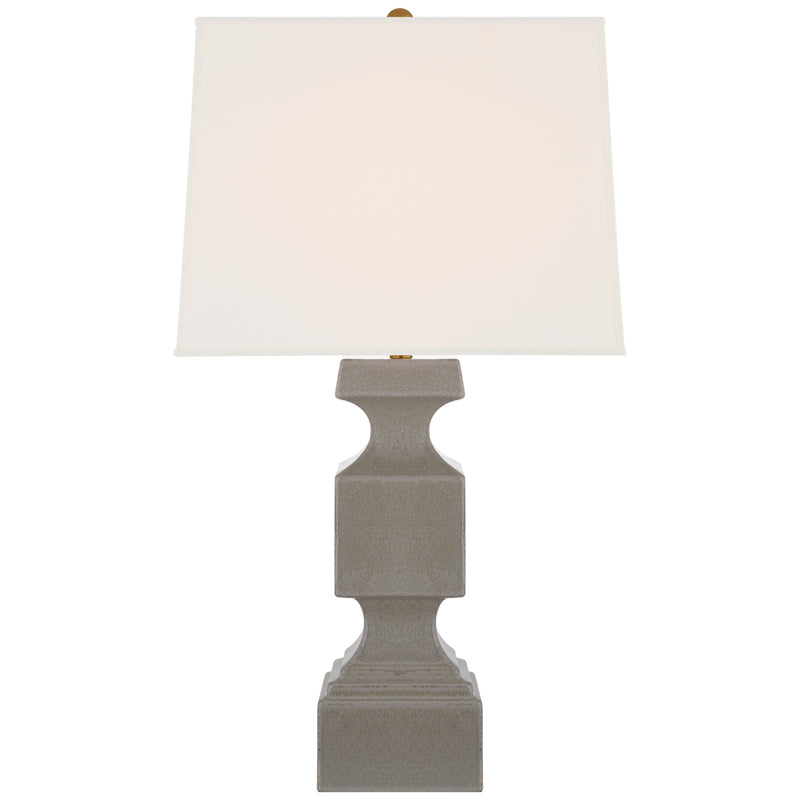 Visual Comfort Signature CHA 8654SHG-L One Light Table Lamp, Shellish Gray