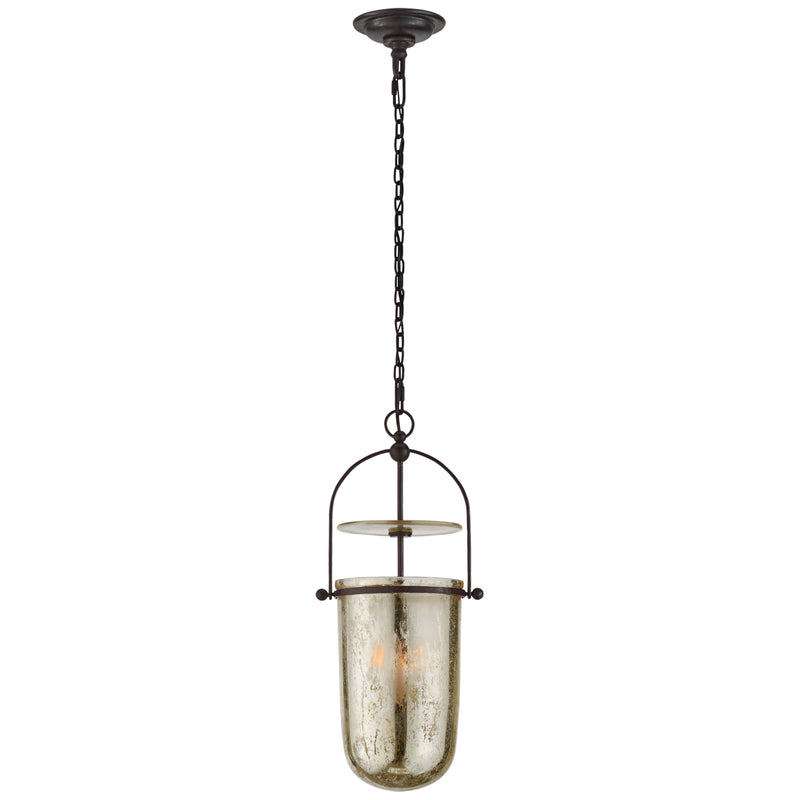 Visual Comfort Signature CHC 2298AI-MG Three Light Lantern, Aged Iron