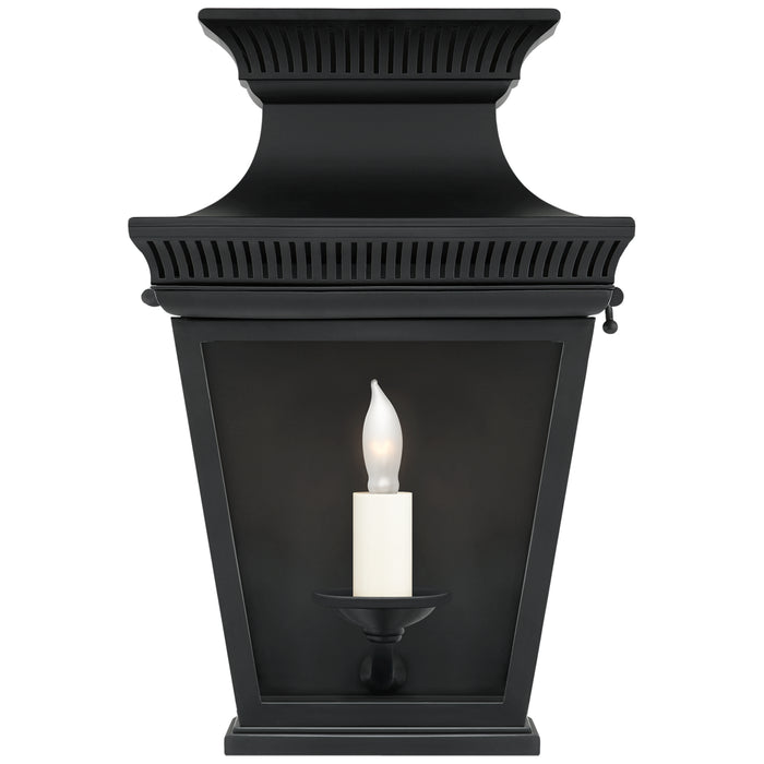 Visual Comfort Signature CHD 2945BLK-CG One Light Wall Lantern, Black