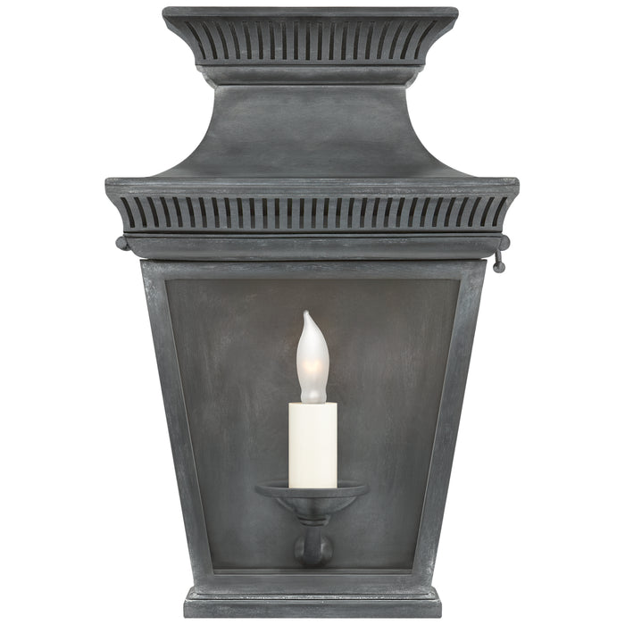 Visual Comfort Signature CHD 2945WZ-CG One Light Wall Lantern, Weathered Zinc