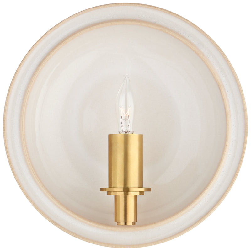 Visual Comfort Signature CS 2605IVO One Light Wall Sconce, Ivory