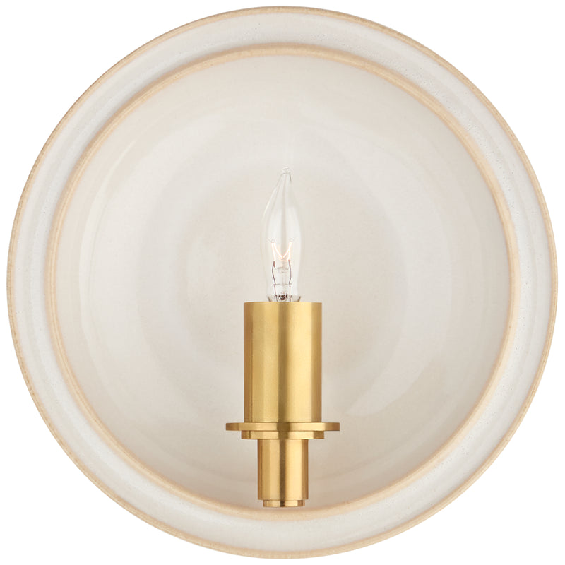 Visual Comfort Signature CS 2605IVO One Light Wall Sconce, Ivory