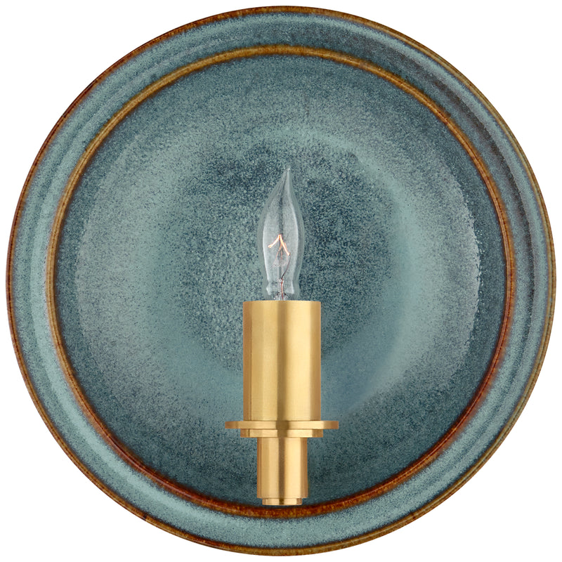 Visual Comfort Signature CS 2605OSB One Light Wall Sconce, Oslo Blue