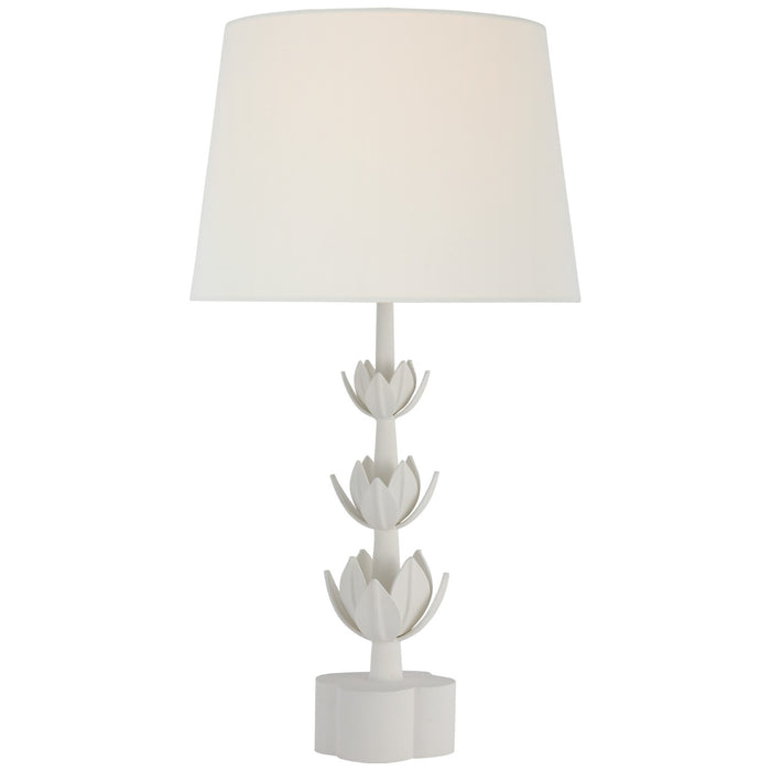 Visual Comfort Signature JN 3003PW-L One Light Table Lamp, Plaster White