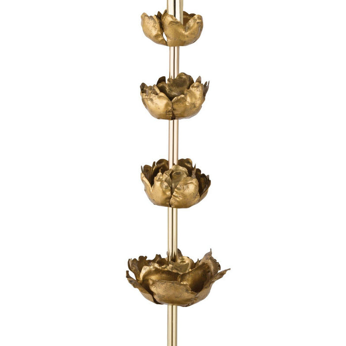 Regina Andrew 13-1284 One Light Table Lamp, Gold Leaf