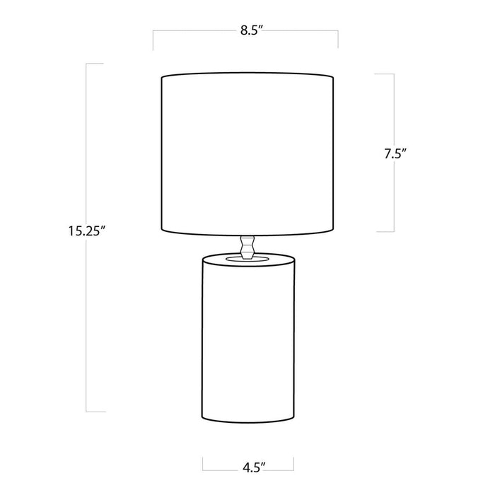 Regina Andrew 13-1286 One Light Mini Lamp, Clear