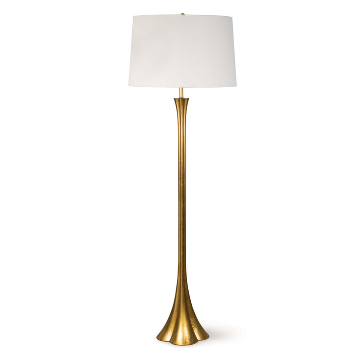 Regina Andrew 14-1032 One Light Floor Lamp, Gold Leaf