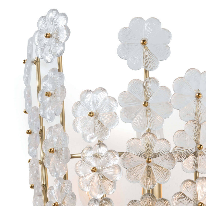 Regina Andrew 15-1083 Three Light Wall Sconce, Natural Brass