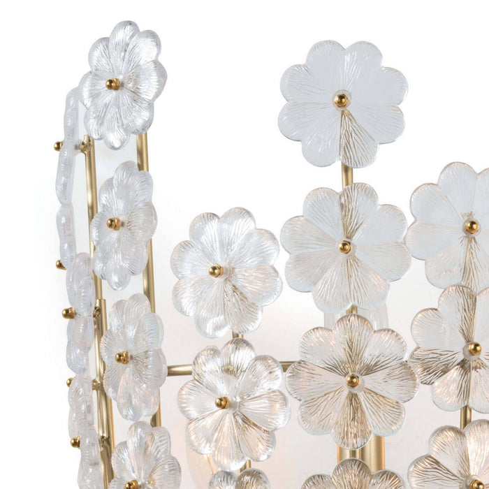 Regina Andrew 15-1083 Three Light Wall Sconce, Natural Brass
