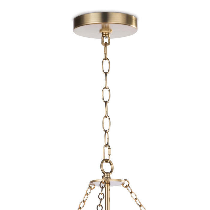 Regina Andrew 16-1177 12 Light Chandelier, Natural Brass