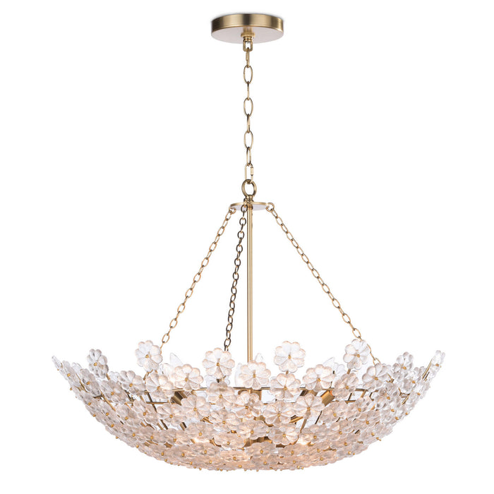 Regina Andrew 16-1177 12 Light Chandelier, Natural Brass