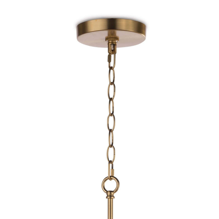 Regina Andrew 16-1185 Six Light Pendant, Natural Brass