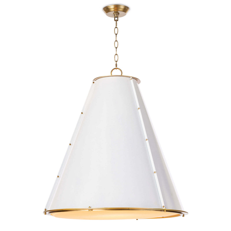 Regina Andrew 16-1191WT Three Light Chandelier, White