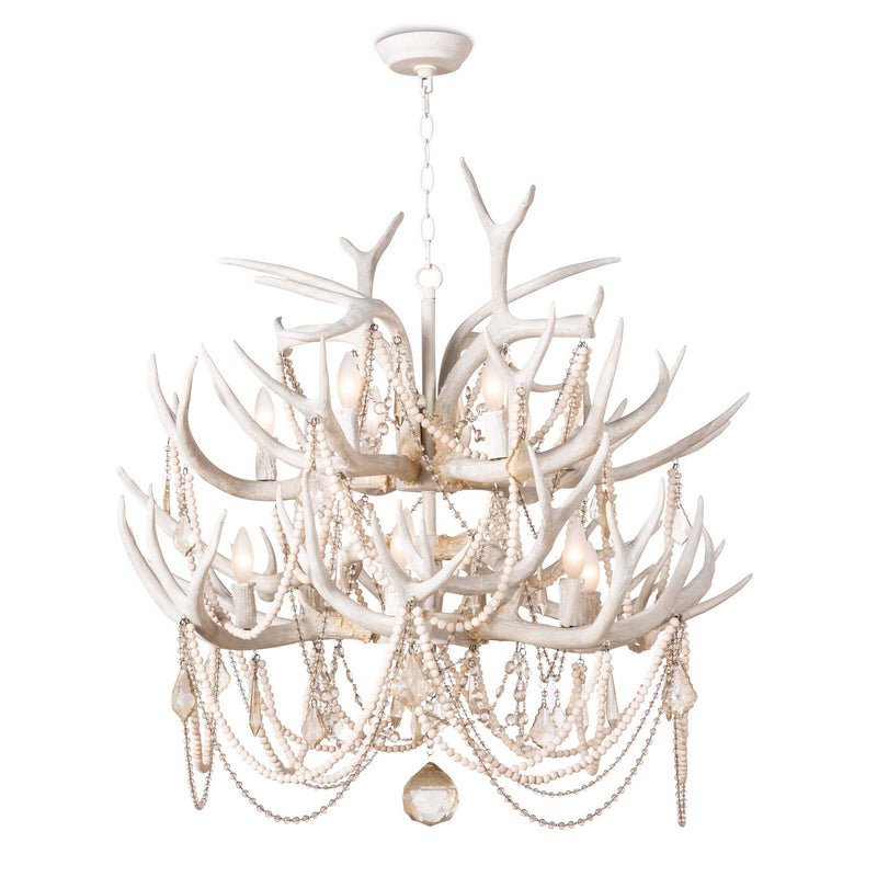 Regina Andrew 16-1203 12 Light Chandelier, White