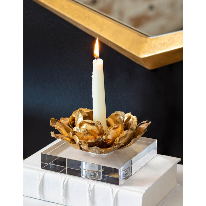 Regina Andrew 20-1291 Candlestick, Gold Leaf