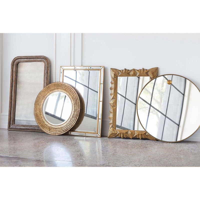 Regina Andrew 21-1045NB Mirror, Natural Brass