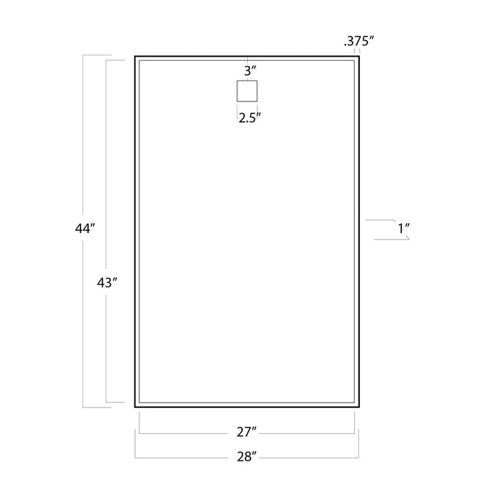 Regina Andrew 21-1046NB Mirror, Natural Brass