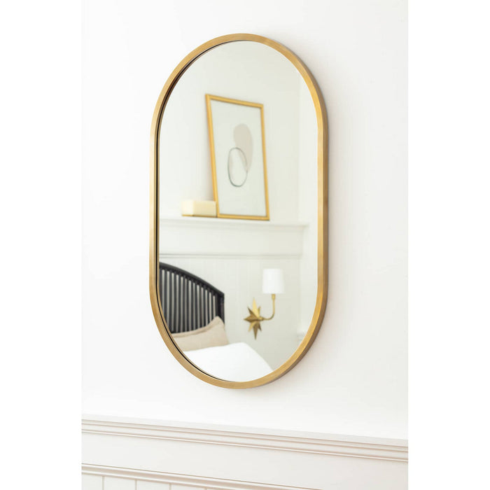 Regina Andrew 21-1088NB Mirror, Natural Brass
