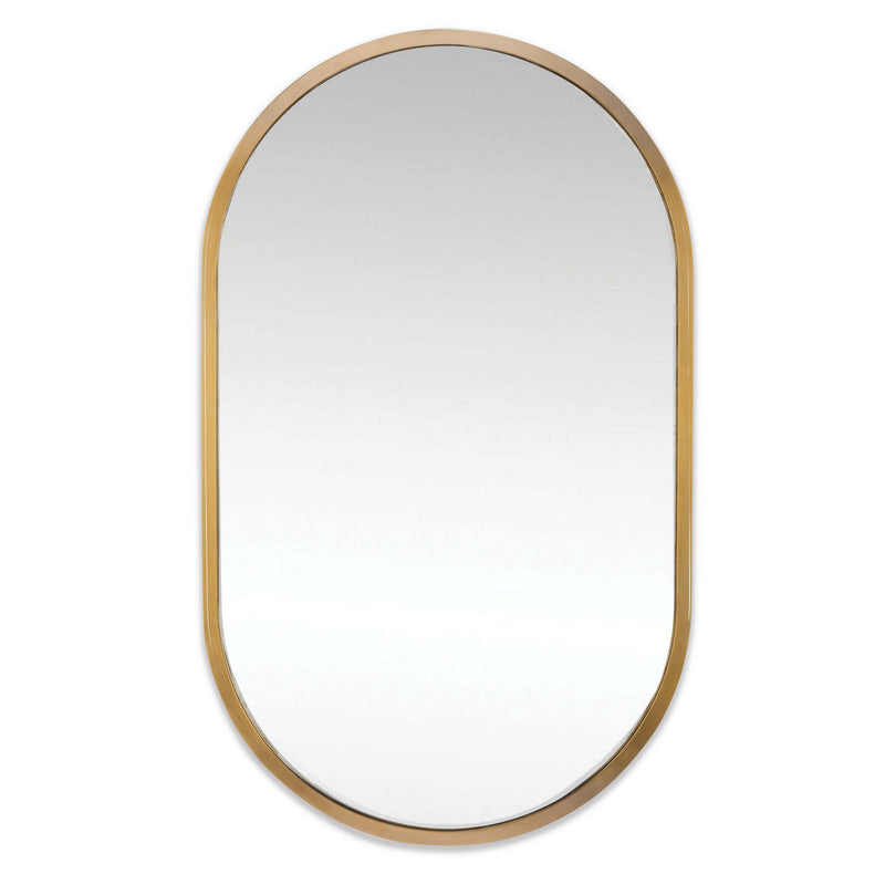 Regina Andrew 21-1088NB Mirror, Natural Brass