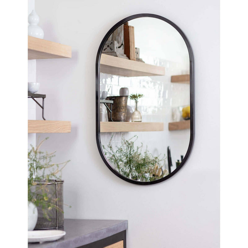Regina Andrew 21-1088STL Mirror, Blackened Steel