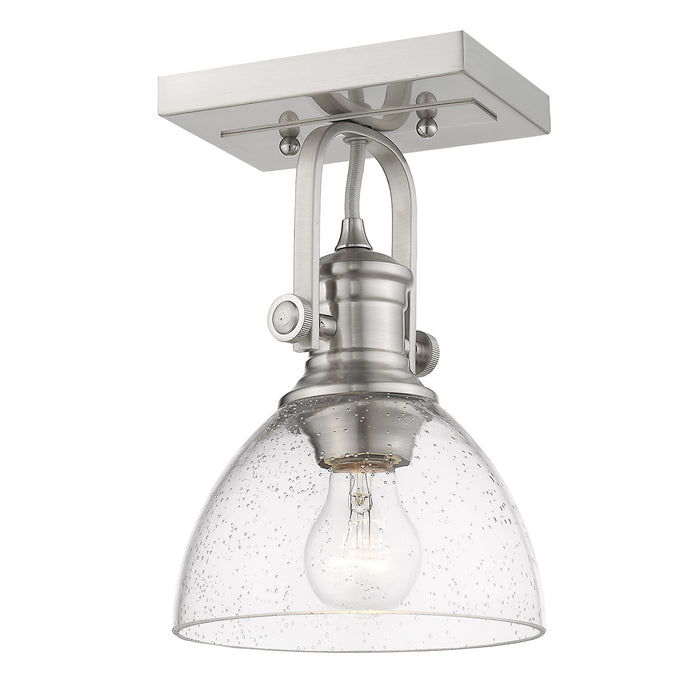 Golden 3118-BA1 PW-SD One Light Bath Vanity, Pewter