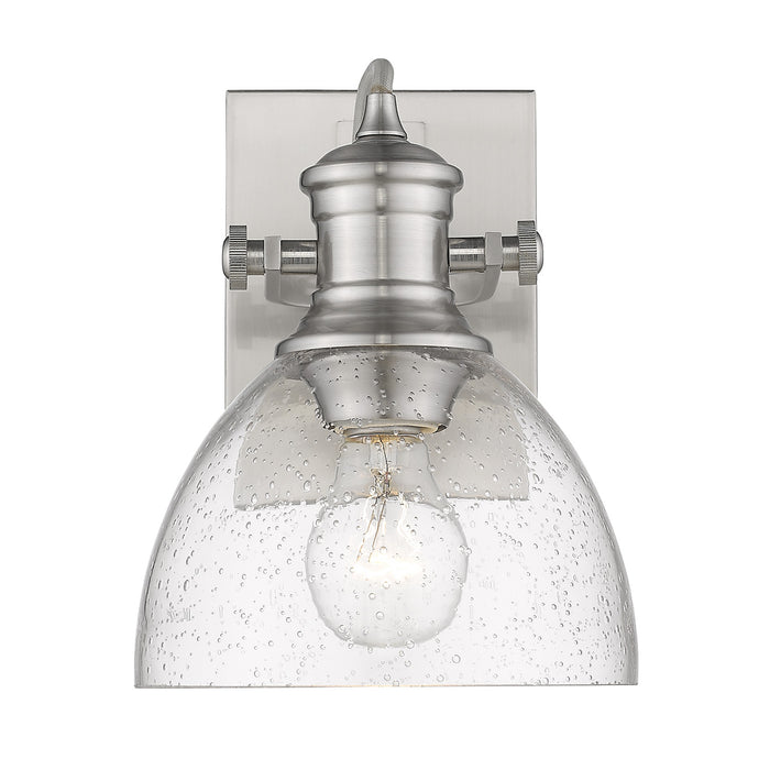 Golden 3118-BA1 PW-SD One Light Bath Vanity, Pewter