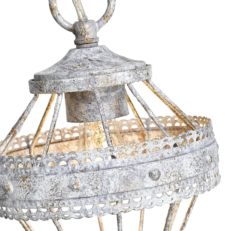 Golden 7856-M1L OY One Light Mini Pendant, Oyster