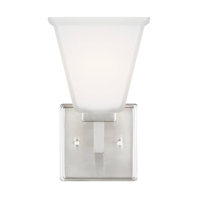 Generation Lighting 4113701-962 One Light Wall / Bath Sconce, Brushed Nickel