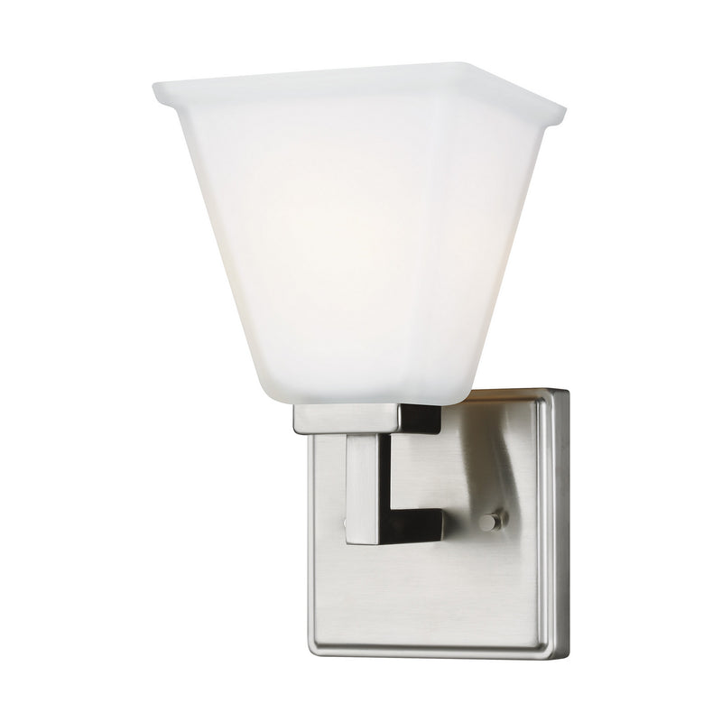 Generation Lighting 4113701-962 One Light Wall / Bath Sconce, Brushed Nickel