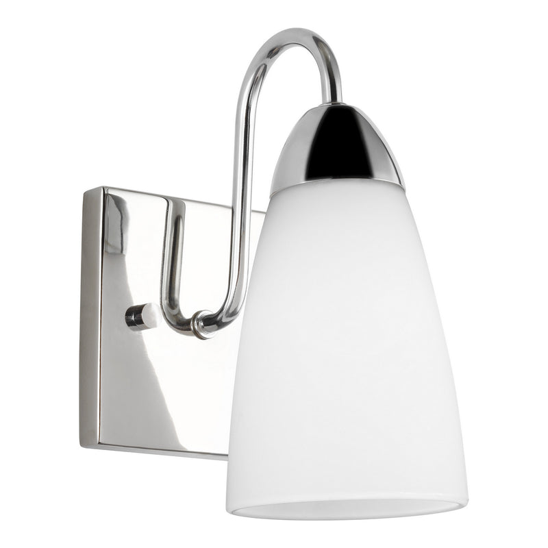 Generation Lighting 4120201EN3-05 One Light Wall / Bath Sconce, Chrome