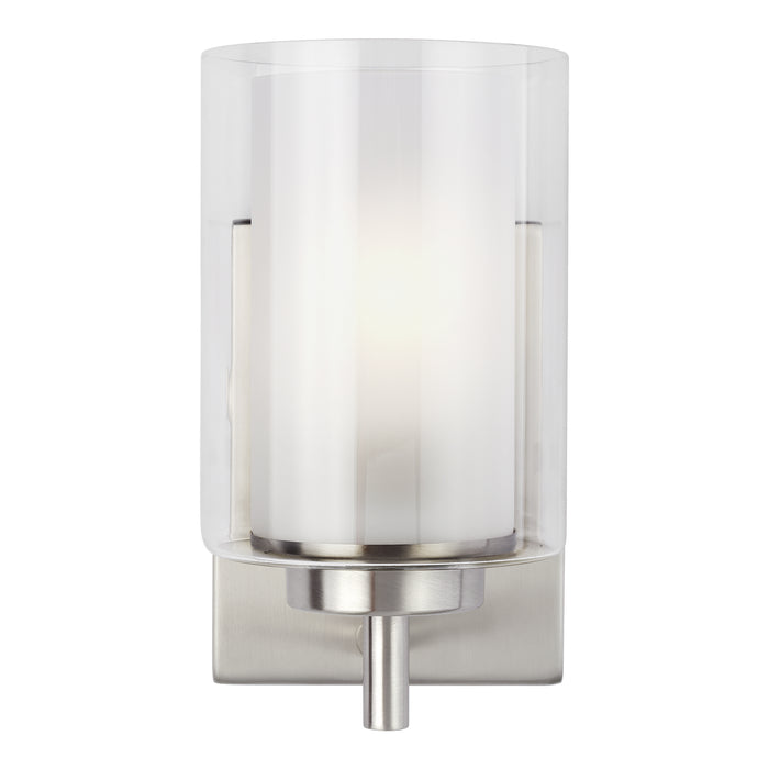 Generation Lighting 4137301-962 One Light Wall / Bath Sconce, Brushed Nickel