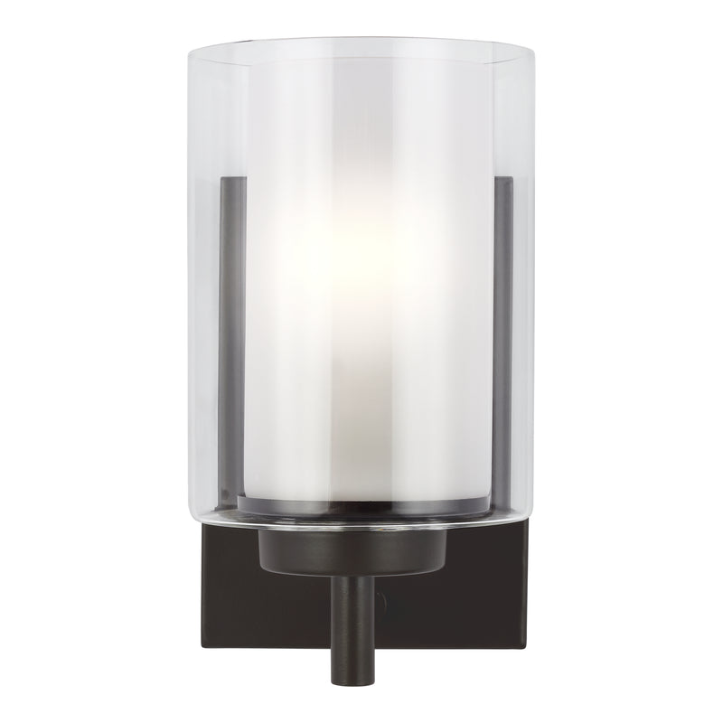 Generation Lighting 4137301EN3-710 One Light Wall / Bath Sconce, Bronze