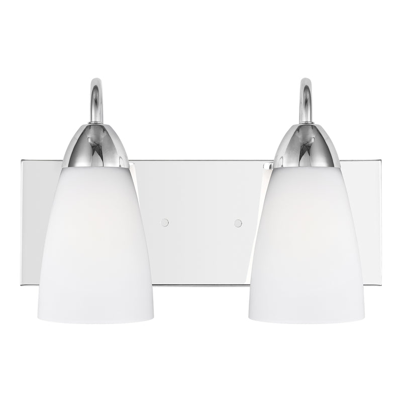 Generation Lighting 4420202-05 Two Light Wall / Bath, Chrome