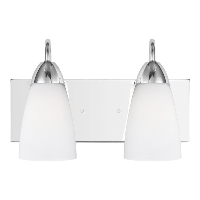 Generation Lighting 4420202-05 Two Light Wall / Bath, Chrome