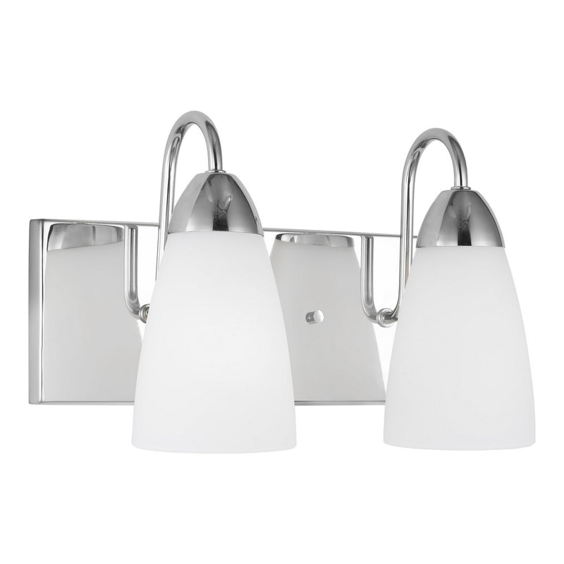 Generation Lighting 4420202-05 Two Light Wall / Bath, Chrome