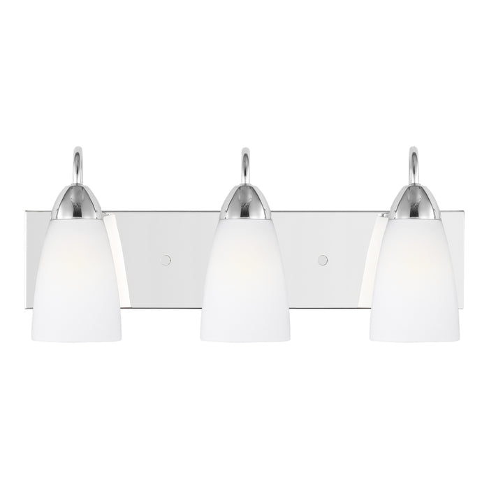 Generation Lighting 4420203-05 Three Light Wall / Bath, Chrome