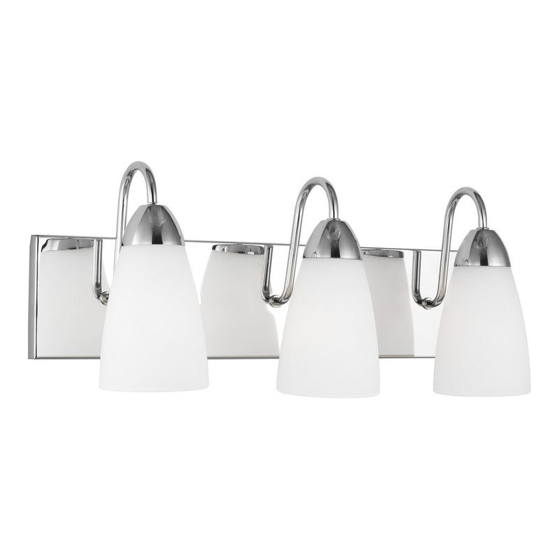 Generation Lighting 4420203-05 Three Light Wall / Bath, Chrome