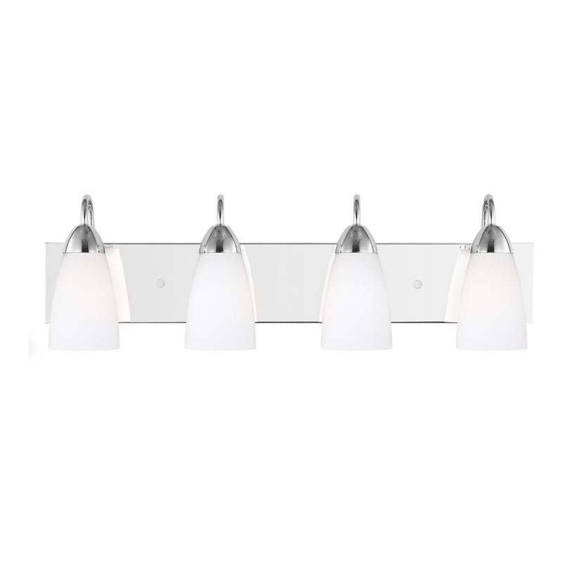 Generation Lighting 4420204EN3-05 Four Light Wall / Bath, Chrome
