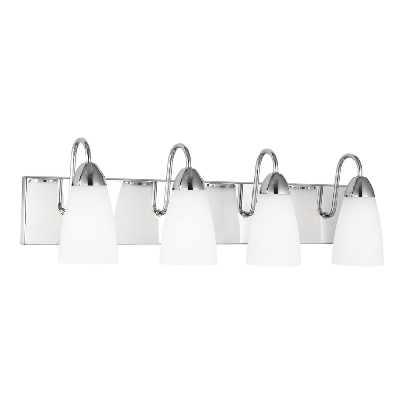 Generation Lighting 4420204EN3-05 Four Light Wall / Bath, Chrome