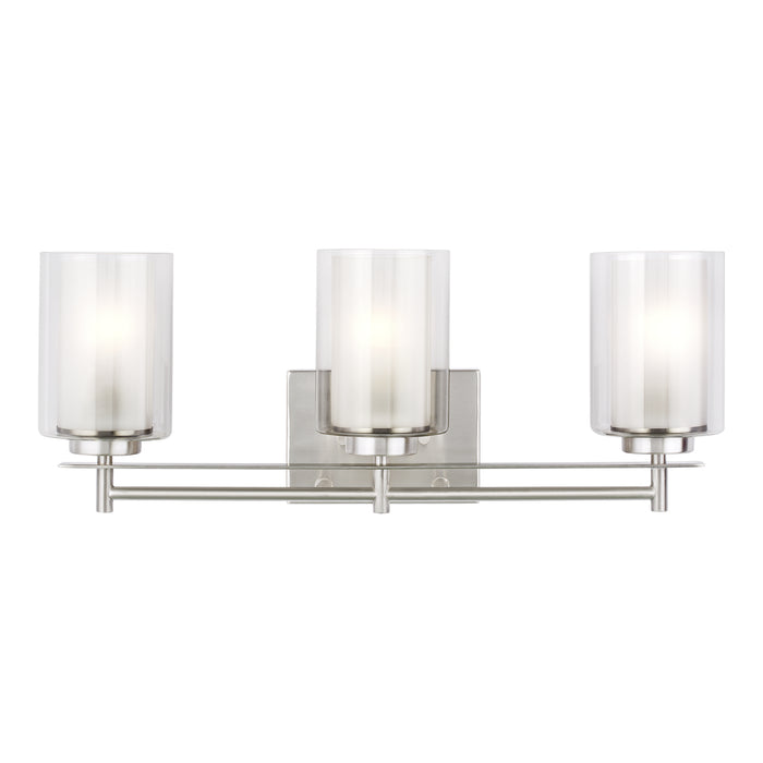 Generation Lighting 4437303-962 Three Light Wall / Bath, Brushed Nickel