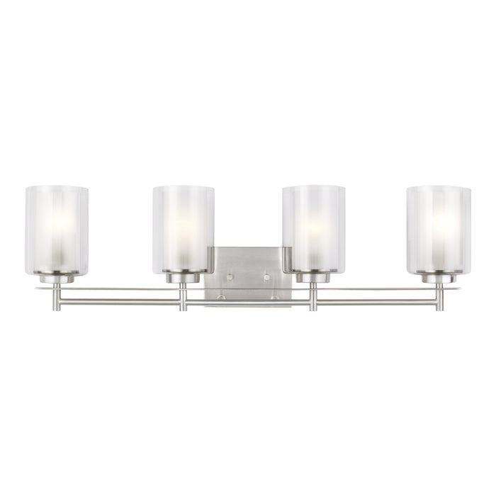 Generation Lighting 4437304EN3-962 Four Light Wall / Bath, Brushed Nickel