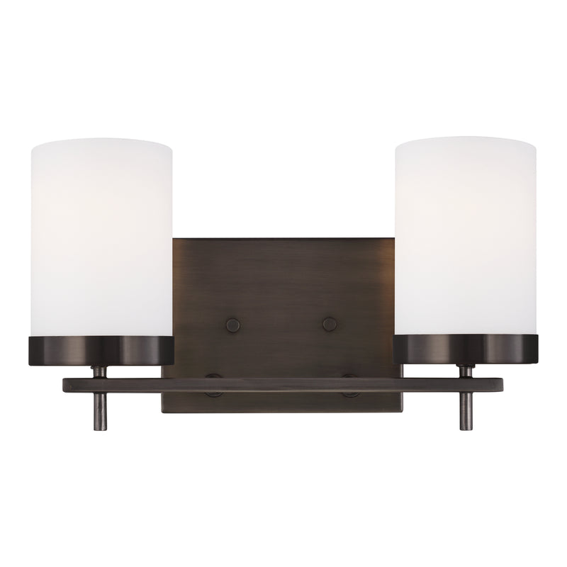 Visual Comfort Studio 4490302-778 Two Light Wall / Bath, Brushed Oil Rubbed Bronze