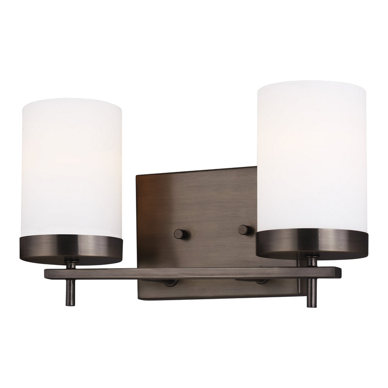 Visual Comfort Studio 4490302-778 Two Light Wall / Bath, Brushed Oil Rubbed Bronze