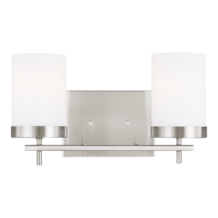 Visual Comfort Studio 4490302-962 Two Light Wall / Bath, Brushed Nickel