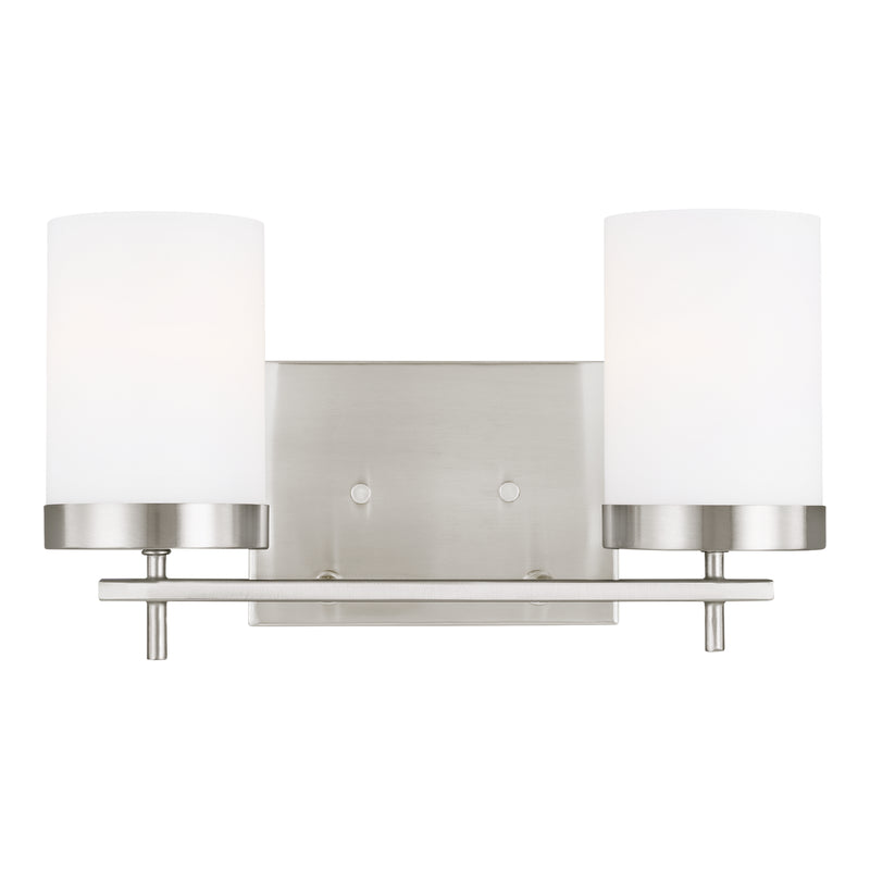 Visual Comfort Studio 4490302EN3-962 Two Light Wall / Bath, Brushed Nickel